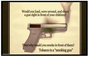 smoking gun